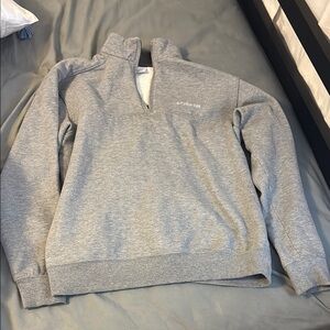 Columbia Men's Grey Half-Zip Sweater